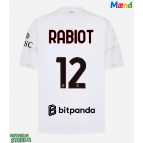 AC Milan Adrien Rabiot #12 Replika Udebanetrøje 2026-27 Kortærmet